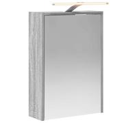 Bathroom Mirror Cabinet with Shelf Wall-mounted Engineered wood Storage vidaXL