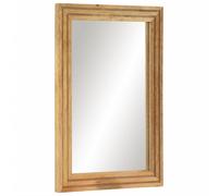 Bathroom Mirror Decor Wall Mounted Mirror Hanging Mirror Solid Wood vidaXL