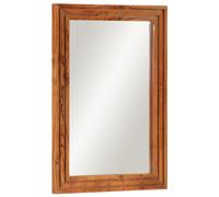 Bathroom Mirror Decor Wall Mounted Mirror Hanging Mirror Solid Wood vidaXL