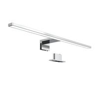 B.k.licht Mains-Powered Led Chrome Clampable Mirror Lamp
