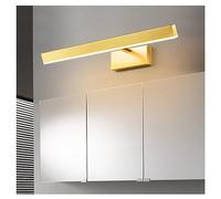 Bathroom Mirror Light with Pull Cord Bath Mirror Light Led Makeup Light Modern Gold Dressing Table Lamp Bathroom Waterproof Mirror Front Light/41Cm