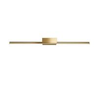 Bathroom Mirror Lights Brass, Vintage Mirror Front Light with Acrylic Lampshade, Neutral White, Retro Mirror Cabinet Lights LED Picture Light for Toilet Hotel Restaurant,80cm/16W