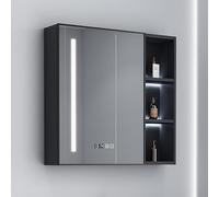 Bathroom Mirror With Led Light Bathroom Medicine Cabinet Mirror Bathroom Vanity Mirror Cabinet Aluminum Bathroom Medicine Cabinet With Mirror Door Storage Over Sink Toilet Wall Mounted Bathr,Grey-60X