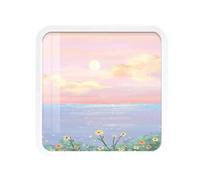 Bathroom Mural Clothes Folding Storage Box Waterproof Storage Organizer No-Punch Wall Mounted Mural Wall Cabinet Decorative Large Capacity Storage Over Toilet Mural Space Saving Shelves,B,Normal