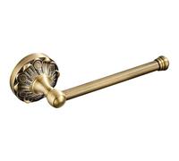 Bathroom Organizers and Storage Antique Style Solid Brass Towel Ring for Bathroom Elegant Vanity Durable Wall Mounted Holder Organizer (B, 18x7cm)