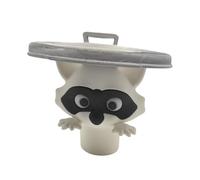Bathroom Paper Towel Holder, Raccoon Standing Tissue Rack, Cute Storage Organizer, Decorative Papers Dispenser for Countertop Apartment RV Home Hotel Kitchen Bathroom Restaurant 3.94x4.45x1.46in