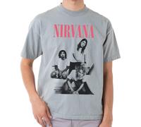Bathroom Photograph T-Shirt Nirvana Grey M