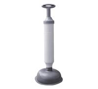 Bathroom Powerful Plunger for Clogged Toilets Heavy Duty Bladder Plunger Toilet Unclogger Easy Grip Handle Universal Fit for All Standard Toilets (A, One Size)