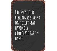 Bathroom Quote 22 Metal Art of Writing Tin Signs Retro Garage Signs Movie Posters Sign Man Cave Decor 8×12 Inch