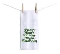 Bathroom Quotes Towel Please Don't Do Drinks In The Bathroom Towel Bathroom Decor Gift Restroom Hand towel (In Bathroom Towel)