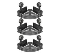 Bathroom Rack - Functional Corner Stand, Waterproof Storage Tray, Suction Wall Organizer, Heavy Duty | Versatile Shower Accessory For Apartment Dormitory Toiletries Shampoo Containers