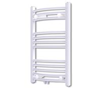 Bathroom Heating Towel Rail Radiator Towel Rack Holder Curve 500 x 764 mm