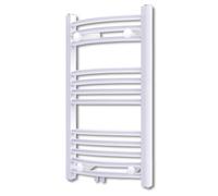 Bathroom Radiator Central Heating Towel Rail Holder Curve Multi Sizes vidaXL