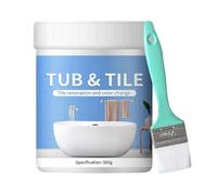 Bathroom Resurgence Kit: Quick Refiner, Low Odor Bathtub Coating, Floor Wall Restorer, Multiple Solution | Repair Paint