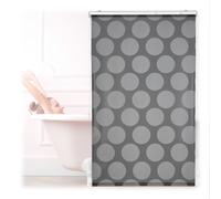 Bathroom roller blind Shower Curtain Alternative space-saving Easy Mount