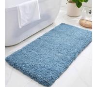 Bathroom Rugs 24 17, Extra Soft Absorbent Microfiber Bath Rugs | Soft microfiber bath mat, fast water absorption, non-slip backing, multi sizes & colors, machine washable.