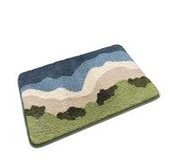 bathroom rugs, Absorbent Bath Rug Non Slip Soft Cloud Comfort Anti Shedding ，for Bathroom(Iridescent Cloud,500mmx800mm)