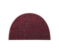 Bathroom Rugs Mat Half Circle - Boho Bath Mats Non Slip, Soft Absorbent Microfiber Bohemian Rug, Semi Round Machine Washable Rugs for Floor Bedroom Toilet Door Bathmat