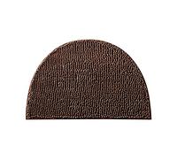 Bathroom Rugs Mat Half Circle - Boho Bath Mats Non Slip, Soft Absorbent Microfiber Bohemian Rug, Semi Round Machine Washable Rugs for Floor Bedroom Toilet Door Bathmat