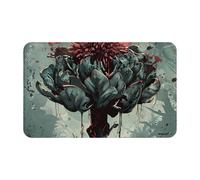Bathroom Rugs Non Slip Washable - Zombie Flower Apocalypse Kitchen Mats for Floor, Area Rugs for Entryway Rugs Indoor, Bathroom Laundry Room Door Rug with Rubber Backing 20x31.5in