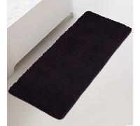 Bathroom Runner Rug 24 x 60 Inch Thick Chenille Long Bath Mat | Absorbent and Washable Extra Large Bath Rug Non-Slip, Plush Runner Rug for Bathroom, Shower, Sink - (Purple)
