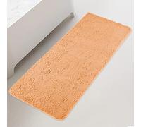 Bathroom Runner Rug 24"x 60" Thick Chenille Long Bath Mat | Absorbent and Washable Large Bath Rug Non-Slip, Extra Soft Runner Rug for Bathroom,Tub,Shower and Sink - (Peach)