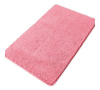 Bathroom Runner Rug 30 x 50 Inch Thick Chenille Long Bath Mat | Absorbent and Washable Extra Large Bath Rug Non-Slip, Soft Runner Rug for Bathroom, Shower, Sink - (Pink)