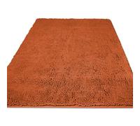 Bathroom Runner Rug 36 x 60 Inch Thick Chenille Long Bath Mat | Absorbent and Washable Extra Large Bath Rug Non-Slip, Plush Runner Rug for Bathroom, Shower, Sink - (Burnt Orange)