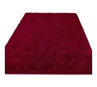 Bathroom Runner Rug 36 x 60 Inch Thick Chenille Long Bath Mat | Absorbent and Washable Extra Large Bath Rug Non-Slip, Soft Runner Rug for Bathroom, Shower, Sink - (Burgundy)