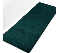 Bathroom Runner Rugs 24 x 72 Non Slip Thick Chenille Long Bath Mat | Absorbent and Washable Extra Large Bath Rug, Plush Runner Rug for Bathroom, Shower, Sink - (Dark Teal)