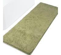 Bathroom Runner Rugs 24 x 72 Non Slip Thick Chenille Long Bath Mat | Washable and Absorbent Extra Large Bath Rug, Plush Runner Rug for Bathroom, Shower, Sink - (Sage Green)