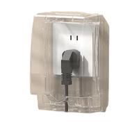 Bathroom Safe Waterproof Pen for 86 Type Outlets Double Hook Outlet Planner Permanent Polystyrene Break Installation Socket Splash Protector