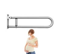 Bathroom Safety Brackets, Handles for Disabled People, Sturdy Aluminum Handrails Toilet, Folding U-shaped Support Rail, Waterproof Disability Pregnant Disabled Elder Pati