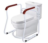 Bathroom Safety Frame Handrail, Maximum Load 80KG Toilet Grab Bars Toilet Safety Frame for Elderly Handicapped Pregnant Woman Toilet Surround 67 * 62 * 38cm