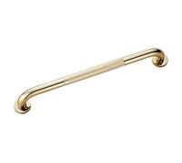 Bathroom Safety Grab Bar Rail, All-Copper Non-Slip Handle, European-Style Wall-Mounted Antique Handrails (Color : Gold, Size 32cm)