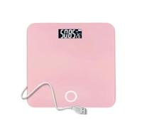 Bathroom Scale Bodyweight Digital Electronic Called USB Charging For Commercial Store Retail Prices For Fitness Weight Loss(Pink)