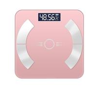 Bathroom Scales Bluetooth Floor Body Scale BMI Fat LED Digital Smart Weight Balance Composition Analyzer Precise Easy To Read(Pink)