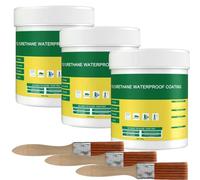 Bathroom Sealant, 2024 New Waterproof Insulating Sealant, Transparent Waterproof Coating Agent, Coating Tile Trapping Repair Wall Mending Agent for Home Roof Bathroom (300g, 3)