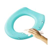 Bathroom Seat Cover Hook Loop Fastening Comfortable Cushion Soft Padded