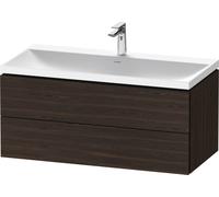 Bathroom Set Duravit 1-hole washbasin, 2 drawers 1000mm Brushed Walnut LC6952O69690000