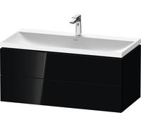 Bathroom Set Duravit 1-hole washbasin, 2 drawers 1000mm Glossy Black LC6952O40400000