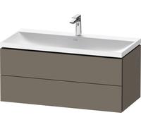 Bathroom Set Duravit 1-hole washbasin, 2 drawers 1000mm Grey Flannel Satin LC6952O90900000