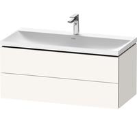 Bathroom Set Duravit 1-hole washbasin, 2 drawers 1000mm Super Mat White LC6952O84840000