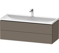 Bathroom Set Duravit 1-hole washbasin, 2 drawers 1200mm Grey Flannel Satin LC6953O90900000