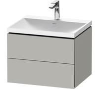 Bathroom Set Duravit 1-hole washbasin, 2 drawers 600mm Concrete Grey Matt LC6950O07070000
