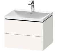 Bathroom Set Duravit 1-hole washbasin, 2 drawers 600mm Super Mat White LC6950O84840000