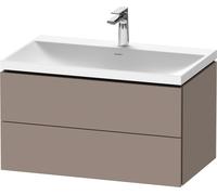 Bathroom Set Duravit 1-hole washbasin, 2 drawers 800mm Basalt Matt LC6951O43430000