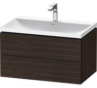 Bathroom Set Duravit 1-hole washbasin, 2 drawers 800mm Brushed Walnut LC6951O69690000