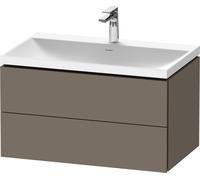 Bathroom Set Duravit 1-hole washbasin, 2 drawers 800mm Grey Flannel Satin LC6951O90900000