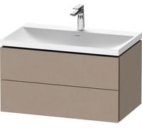 Bathroom Set Duravit 1-hole washbasin, 2 drawers 800mm Linen Matt LC6951O75750000